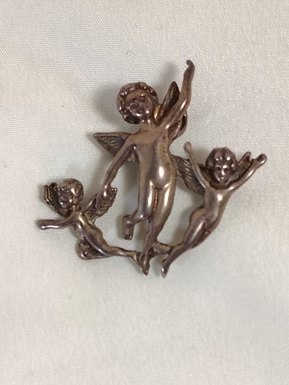 Mexico 925 Cherub Brooch